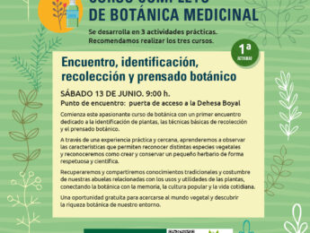 Imagen de la noticia Alpedrete verde. Curso completo de botánica medicinal